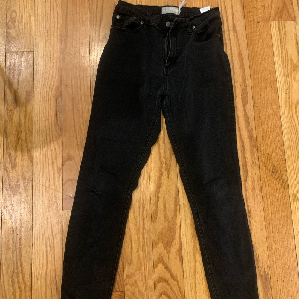 Free People Black Skinny Jeans